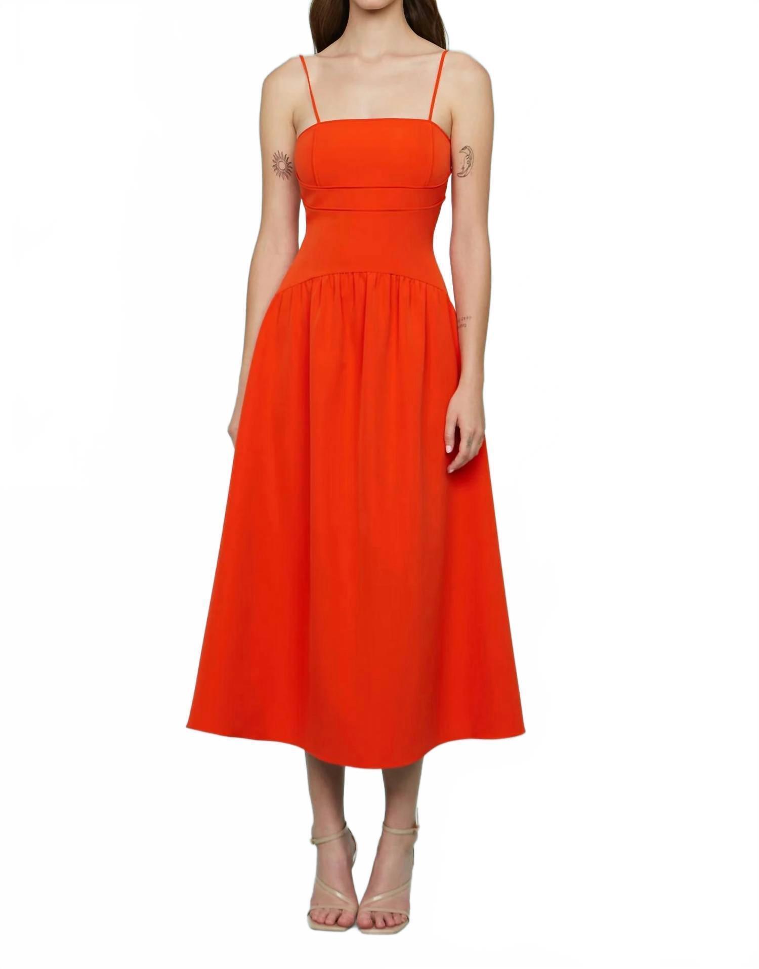 New Amur Oliver Cady Midi Dress In Koi